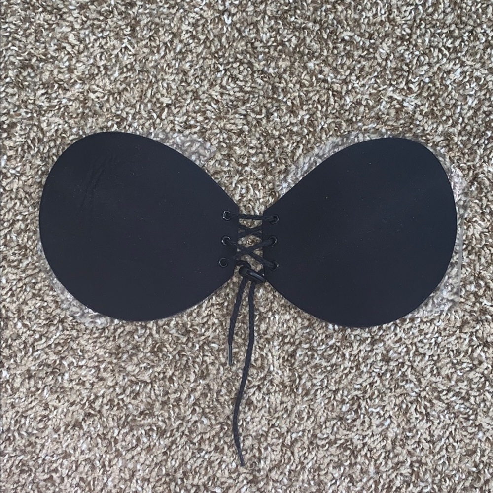 Backless, strapless, push-up, stick-on bra